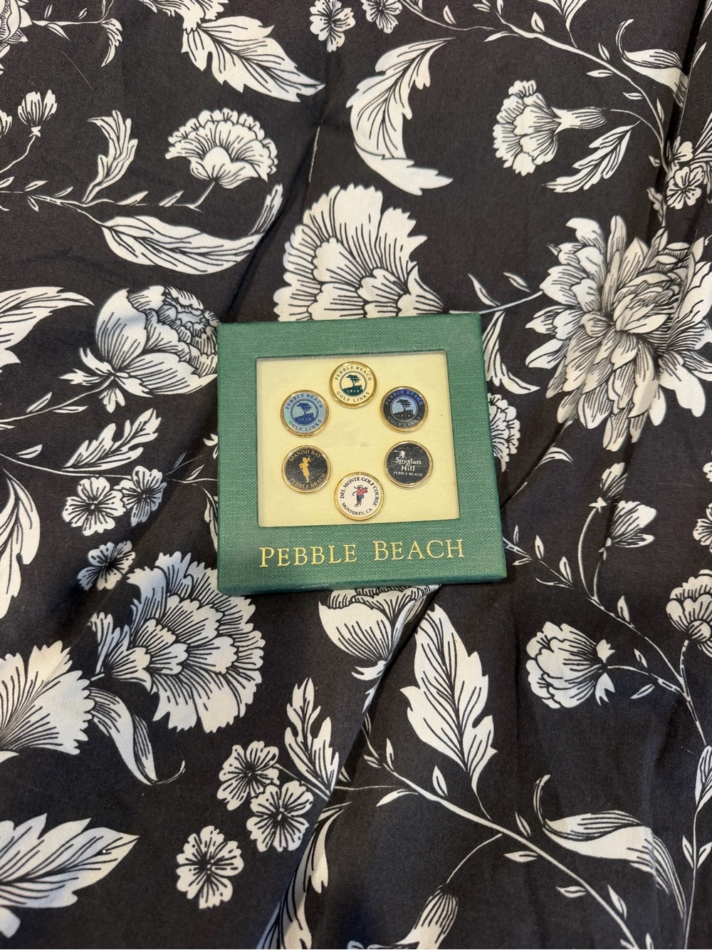 Pebble Beach Golf Ball Markers